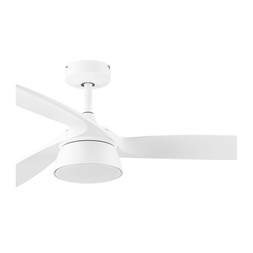 Lucci Air 513073 - BRONX LED Dimmable Ceiling Fan LED/18W/230V 3000/4000/6000K Ø 132 cm, White, with Remote Control