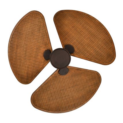 Lucci Air 51325649 - SABLE Dimmable LED Ceiling Fan 1xGX53/12W/230V 3000/4000/5000K Ø 91.5 cm brown + Remote control
