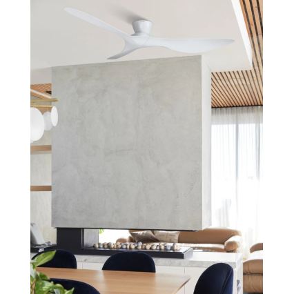 Lucci Air 514030 - Ceiling fan KOTARA dia. 137 cm white + remote control
