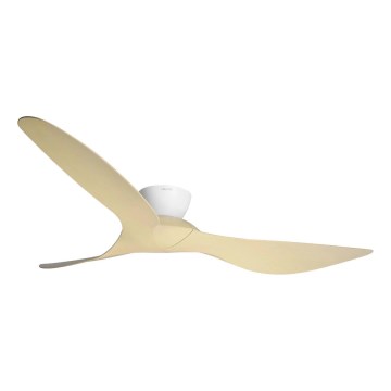 Lucci Air 514031 - KOTARA Ceiling Fan Ø 137 cm Beige/White + Remote Control
