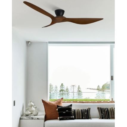 Lucci Air 514032 - KOTARA ceiling fan, diameter 137 cm, brown/black + remote control