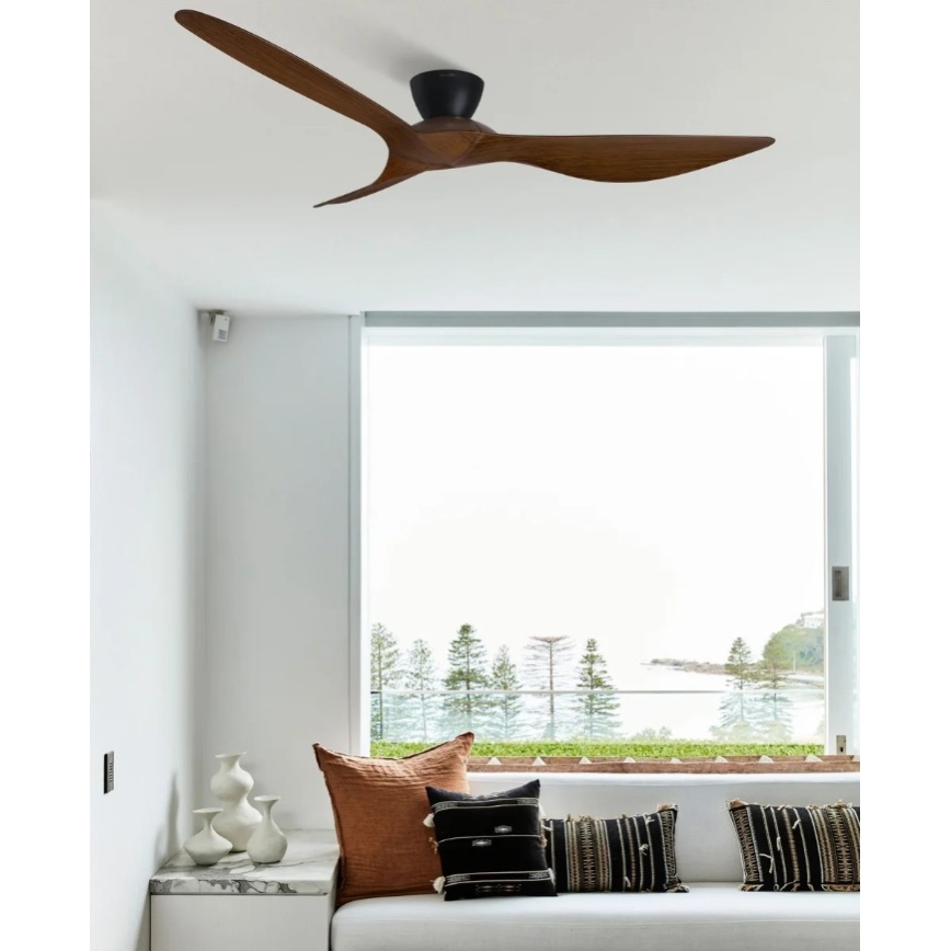 Lucci Air 514032 - KOTARA ceiling fan, diameter 137 cm, brown/black + remote control