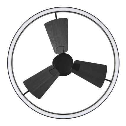Lucci Air 516124 - LED Dimmable ceiling fan CESSNA LED/36W/230V 3000/4000/5000K black + remote control