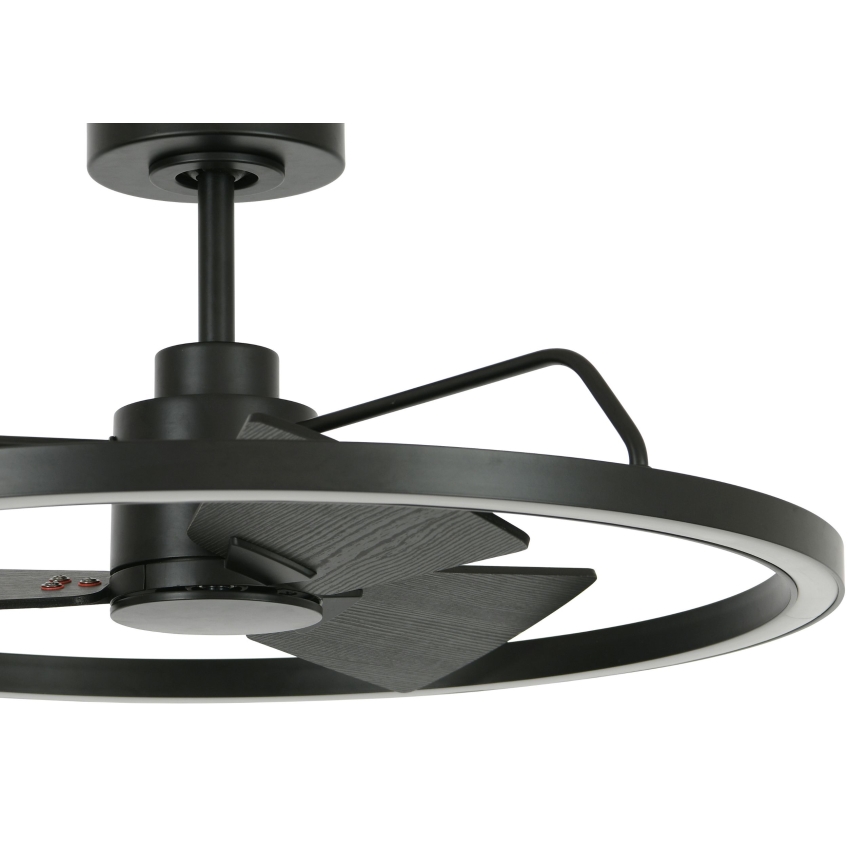 Lucci Air 516124 - LED Dimmable ceiling fan CESSNA LED/36W/230V 3000/4000/5000K black + remote control