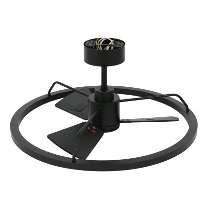 Lucci Air 516124 - LED Dimmable ceiling fan CESSNA LED/36W/230V 3000/4000/5000K black + remote control