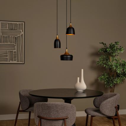 Lucide 05446/13/30 - Cable-suspended 3-light pendant CHAYANNE 3xE14/10W/230V