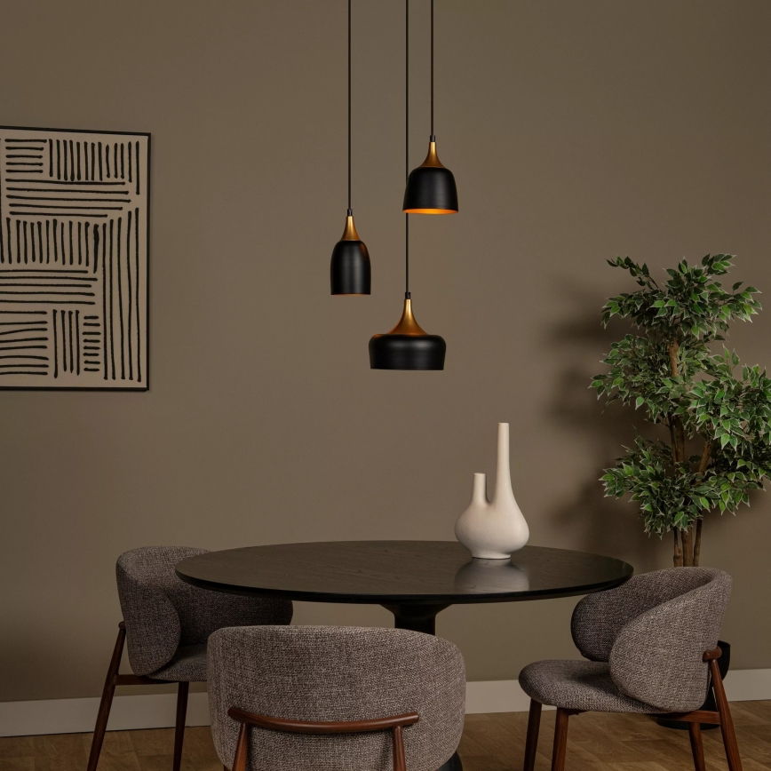 Lucide 05446/13/30 - Cable-suspended 3-light pendant CHAYANNE 3xE14/10W/230V