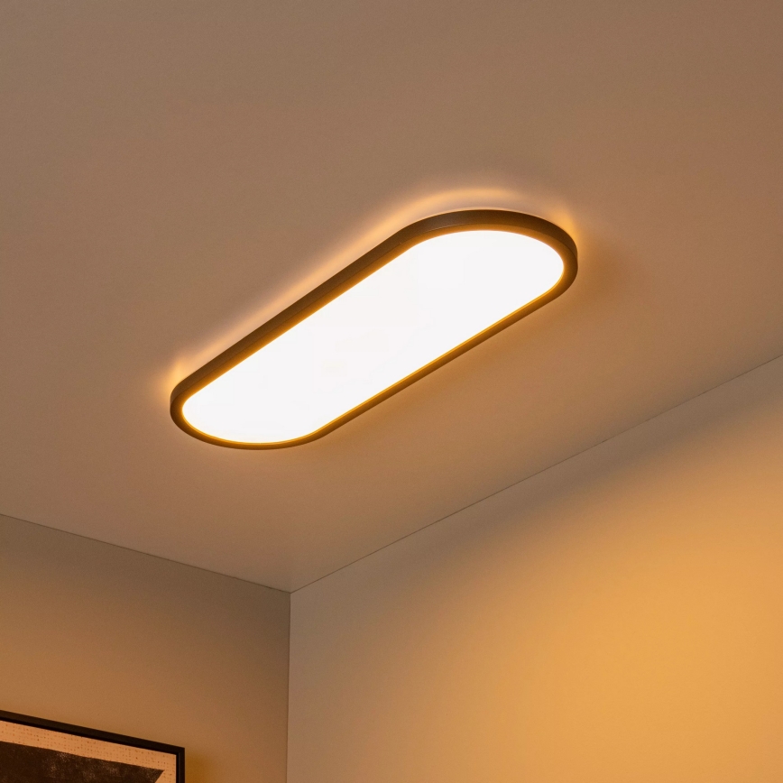 Lucide 07121/24/30 - ELLY Dimmable LED Ceiling Light 24W/230V 2700/3300/4000K 20x60 cm