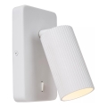 Lucide 09239/11/31 - CLUBS Wall-mounted spotlight 1xGU10/40W/230V White