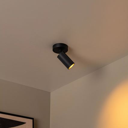 Lucide 09939/01/30 - CLUBS Wall-mounted spotlight 1xGU10/40W/230V Black