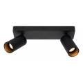 Lucide 09939/02/30 - CLUBS spotlight 2xGU10/40W/230V black
