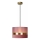Lucide 10409/01/66 - Chandelier on a string EXTRAVAGANZA TUSSE 1xE27/60W/230V pink