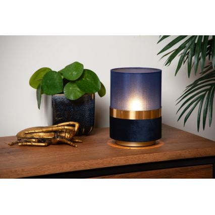 Lucide 10508/01/35 - Table lamp EXTRAVAGANZA TUSSE 1xE14/40W/230V blue