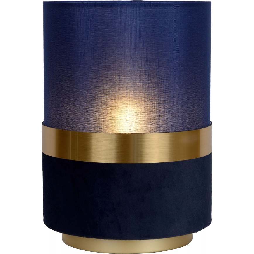 Lucide 10508/01/35 - Table lamp EXTRAVAGANZA TUSSE 1xE14/40W/230V blue