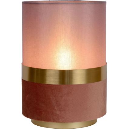 Lucide 10508/01/66 - Table lamp EXTRAVAGANZA TUSSE 1xE14/40W/230V pink
