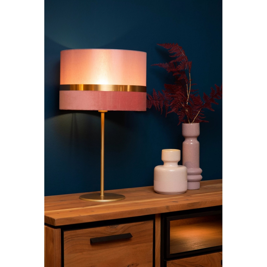Lucide 10509/81/66 - Table lamp EXTRAVAGANZA TUSSE 1xE14/40W/230V pink