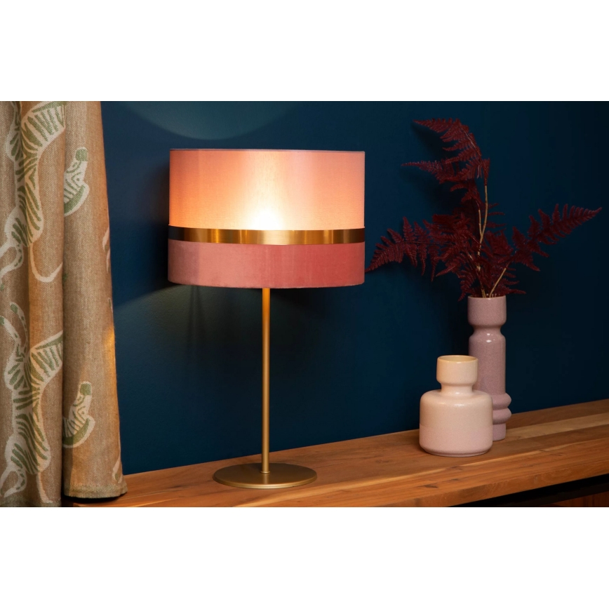 Lucide 10509/81/66 - Table lamp EXTRAVAGANZA TUSSE 1xE14/40W/230V pink