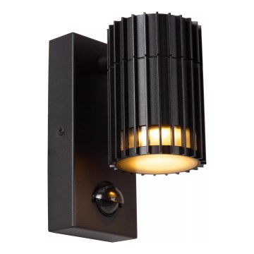 Lucide 11839/01/30 - Outdoor wall light with sensor TIMBALA 1xGU10/7W/230V IP44