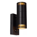 Lucide 11839/02/30 - TIMBALA Outdoor Wall Light with Sensor 2xGU10/7W/230V IP44
