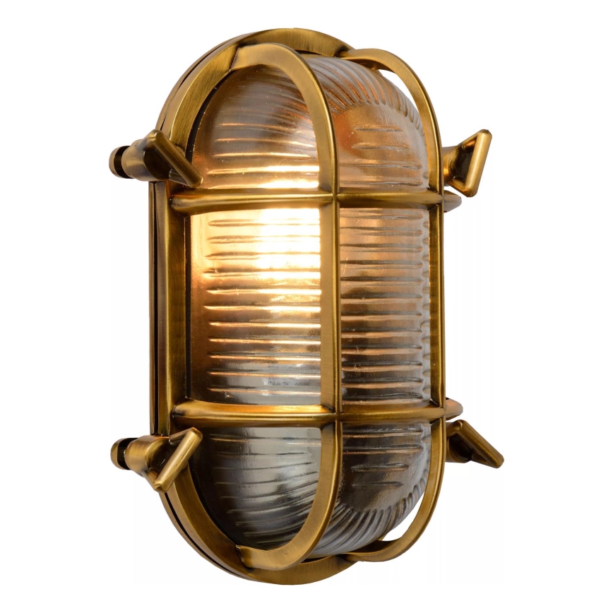 Lucide 11891/20/02 - Outdoor wall light DUDLEY 1xE27/40W/230V IP65 gold