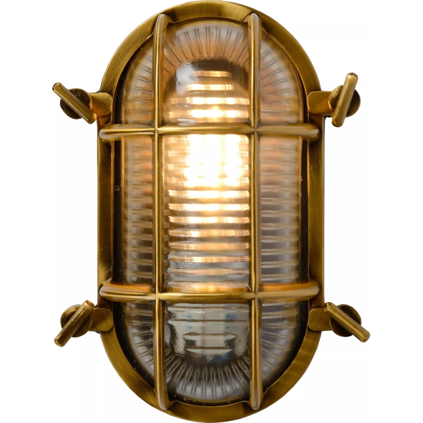 Lucide 11891/20/02 - Outdoor wall light DUDLEY 1xE27/40W/230V IP65 gold