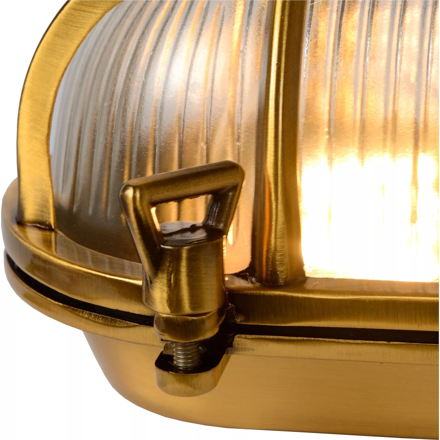Lucide 11891/20/02 - Outdoor wall light DUDLEY 1xE27/40W/230V IP65 gold