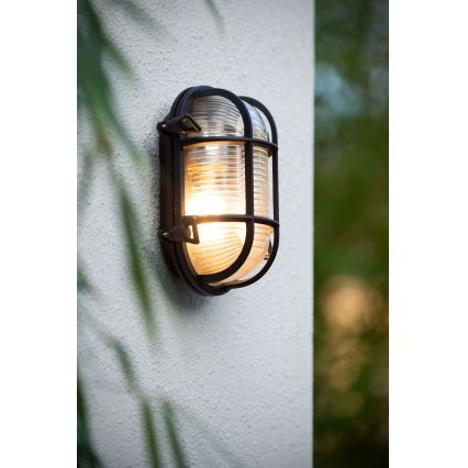 Lucide 11891/20/30 - Outdoor wall light DUDLEY 1xE27/40W/230V IP65 black