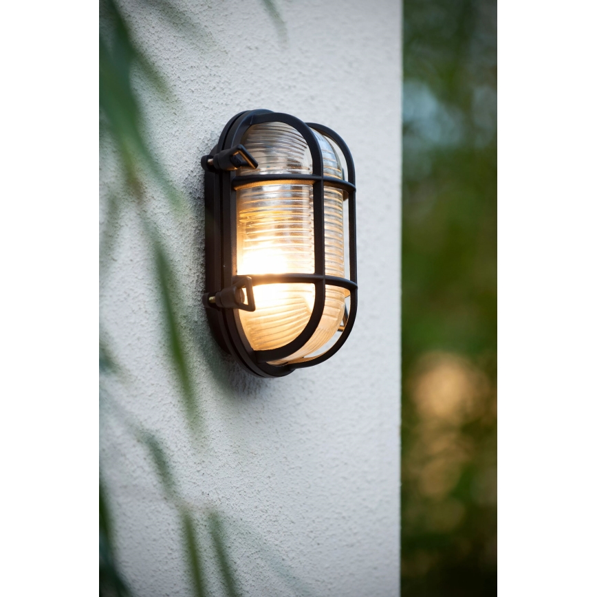 Lucide 11891/20/30 - Outdoor wall light DUDLEY 1xE27/40W/230V IP65 black