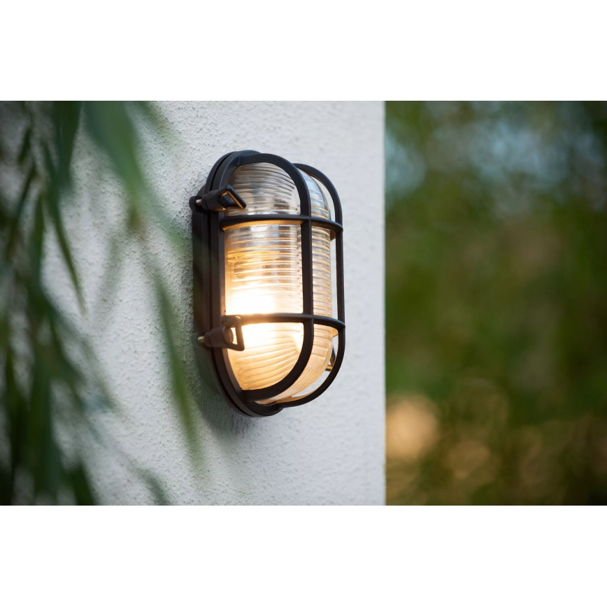 Lucide 11891/20/30 - Outdoor wall light DUDLEY 1xE27/40W/230V IP65 black