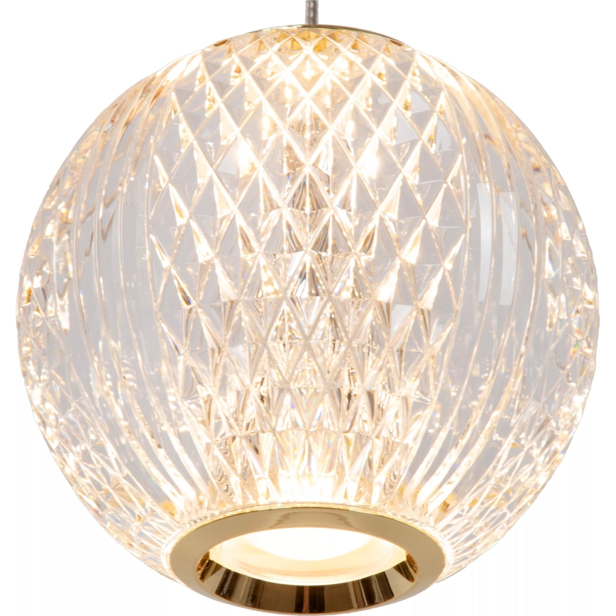 Lucide 13499/13/60 - LED Dimmable chandelier on a string CINTRA 3xLED/4,7W/230V gold