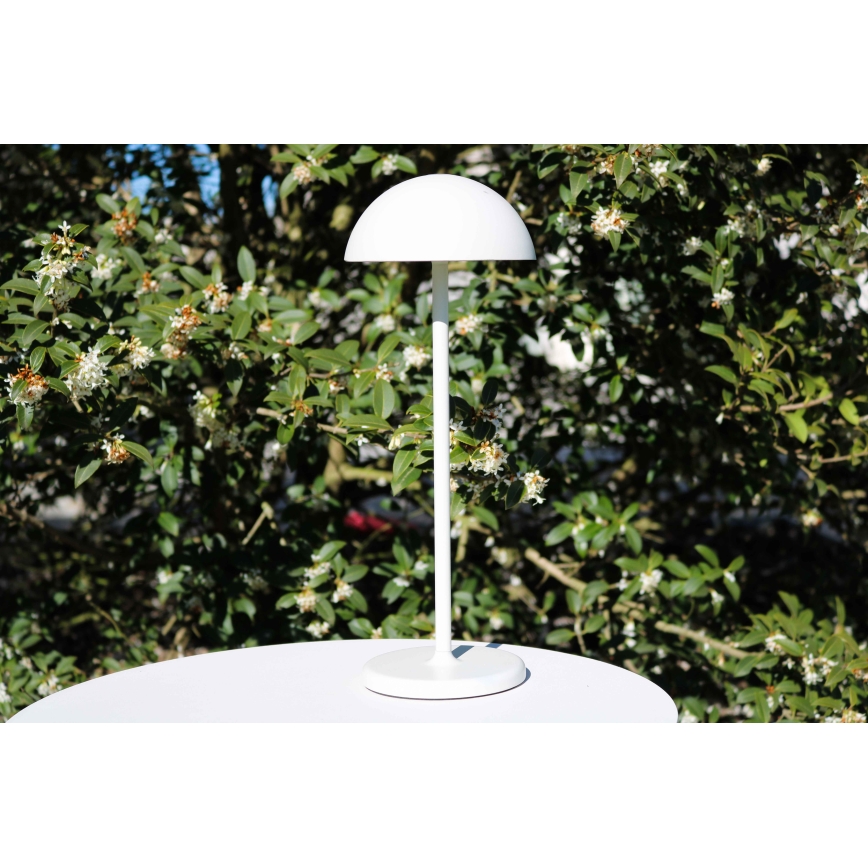 Lucide 15500/02/31 - LED Dimmable touch outdoor lamp JOY LED/1,5W/3,7V USB IP54 2200 mAh white