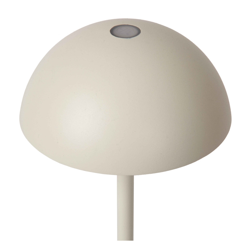 Lucide 15500/02/31 - LED Dimmable touch outdoor lamp JOY LED/1,5W/3,7V USB IP54 2200 mAh white