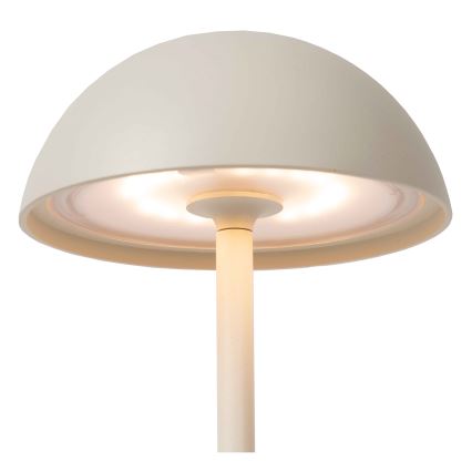 Lucide 15500/02/31 - LED Dimmable touch outdoor lamp JOY LED/1,5W/3,7V USB IP54 2200 mAh white