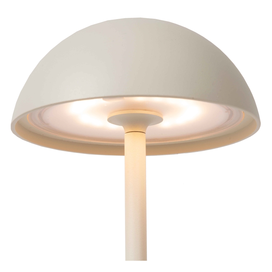 Lucide 15500/02/31 - LED Dimmable touch outdoor lamp JOY LED/1,5W/3,7V USB IP54 2200 mAh white