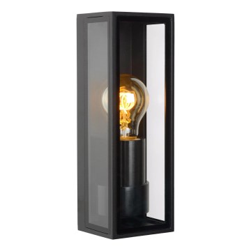 Lucide 15802/01/30 - Outdoor wall light DUKAN 1xE27/15W/230V IP65 black