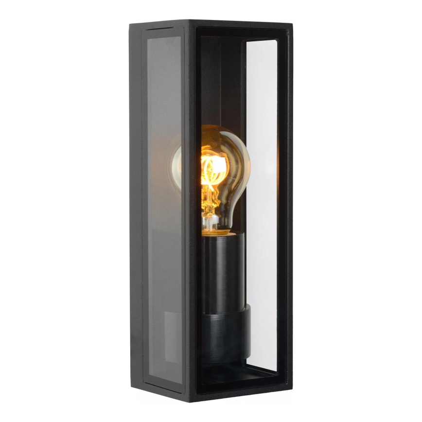 Lucide 15802/01/30 - Outdoor wall light DUKAN 1xE27/15W/230V IP65 black