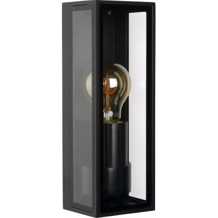 Lucide 15802/01/30 - Outdoor wall light DUKAN 1xE27/15W/230V IP65 black