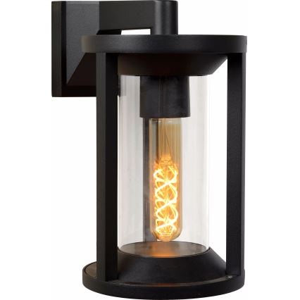 Lucide 15803/01/30 - Outdoor wall lamp CADIX 1xE27/15W/230V IP65 black