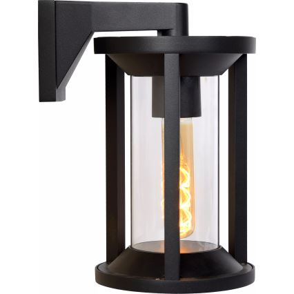 Lucide 15803/01/30 - Outdoor wall lamp CADIX 1xE27/15W/230V IP65 black