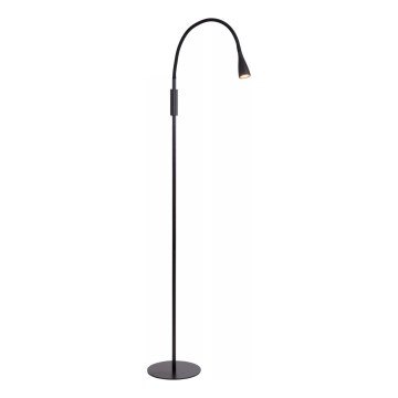 Lucide 18756/03/30 - LED Dimmable flexible touch floor lamp ZOZY LED/4W/230V black