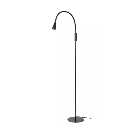 Lucide 18756/03/30 - LED Dimmable flexible touch floor lamp ZOZY LED/4W/230V black