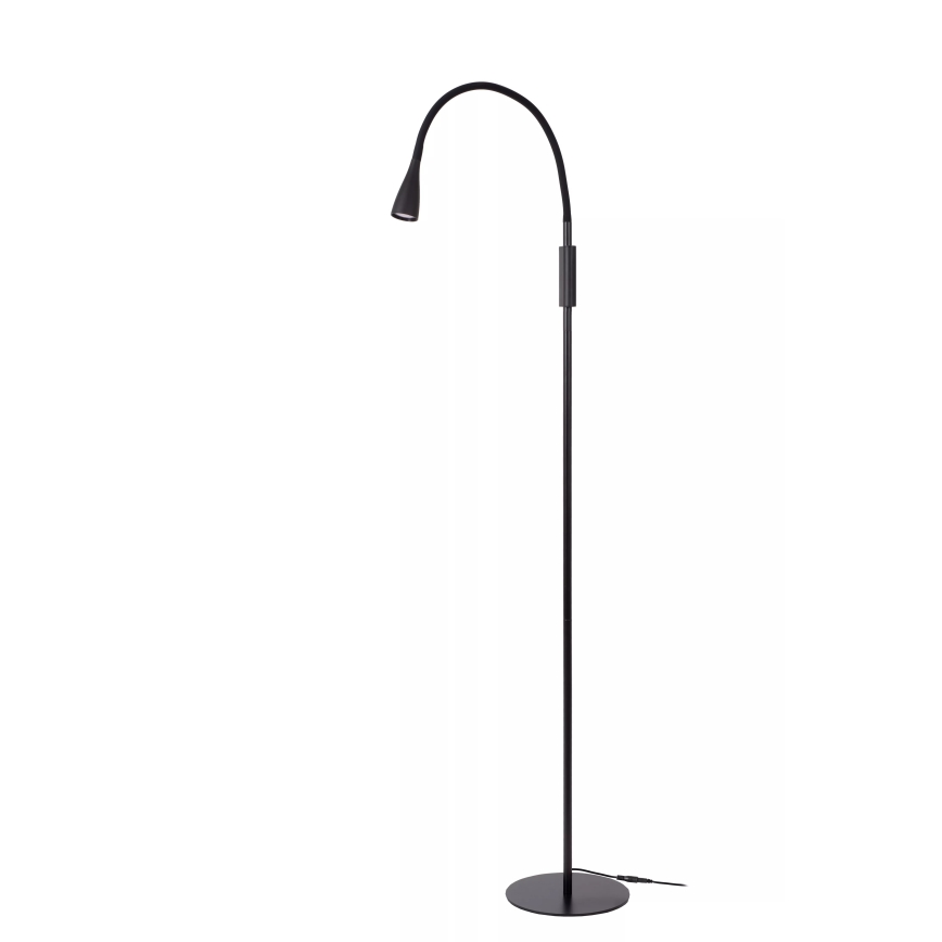 Lucide 18756/03/30 - LED Dimmable flexible touch floor lamp ZOZY LED/4W/230V black