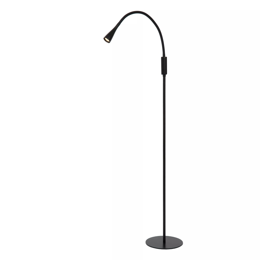 Lucide 18756/03/30 - LED Dimmable flexible touch floor lamp ZOZY LED/4W/230V black