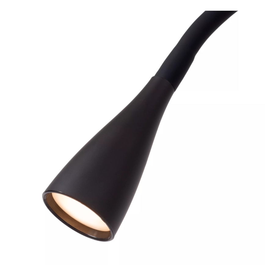 Lucide 18756/03/30 - LED Dimmable flexible touch floor lamp ZOZY LED/4W/230V black