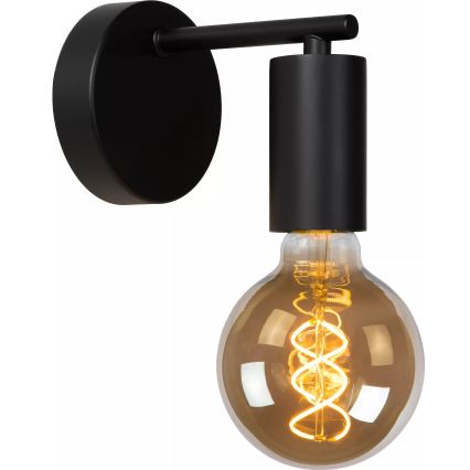 Lucide 21221/01/30 - Wall lamp LEANNE 1xE27/40W/230V black