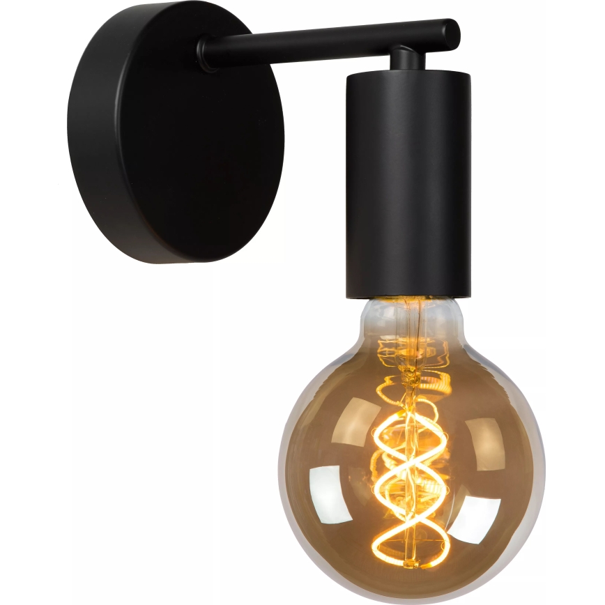 Lucide 21221/01/30 - Wall lamp LEANNE 1xE27/40W/230V black