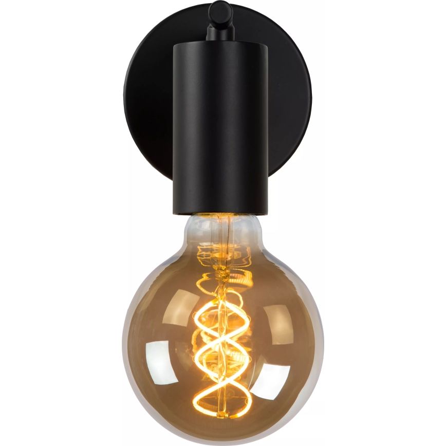 Lucide 21221/01/30 - Wall lamp LEANNE 1xE27/40W/230V black