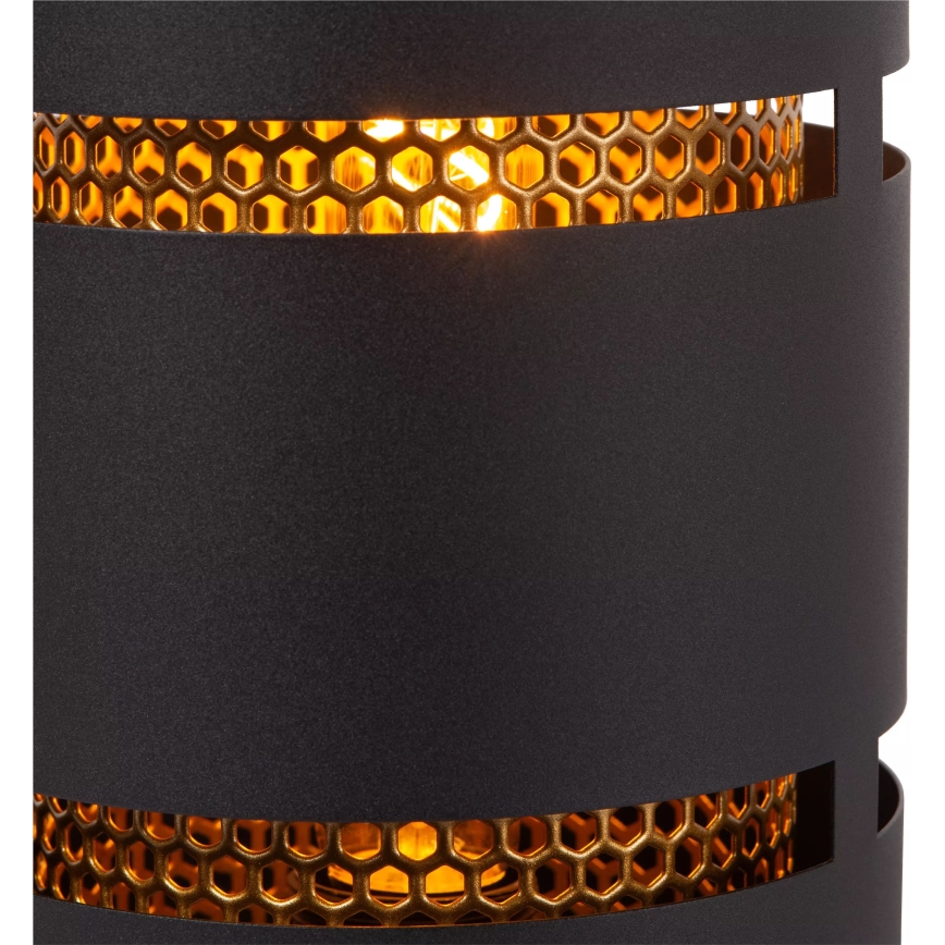 Lucide 21533/01/30 - Table lamp ROSAS 1xE27/40W/230V black