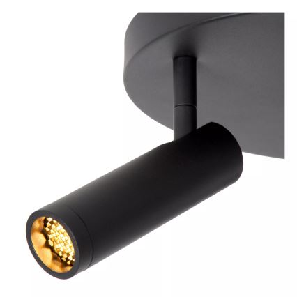 Lucide 22974/13/30 - GRADO spotlight 3x GU10, max. 40W per lamp, 230V, black