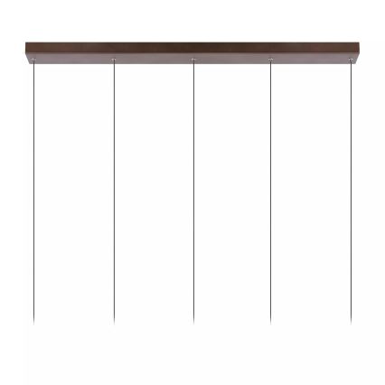 Lucide 24402/30/96 - LED Dimmable chandelier on a string MARGARY 5xLED/4,2W/230V brass